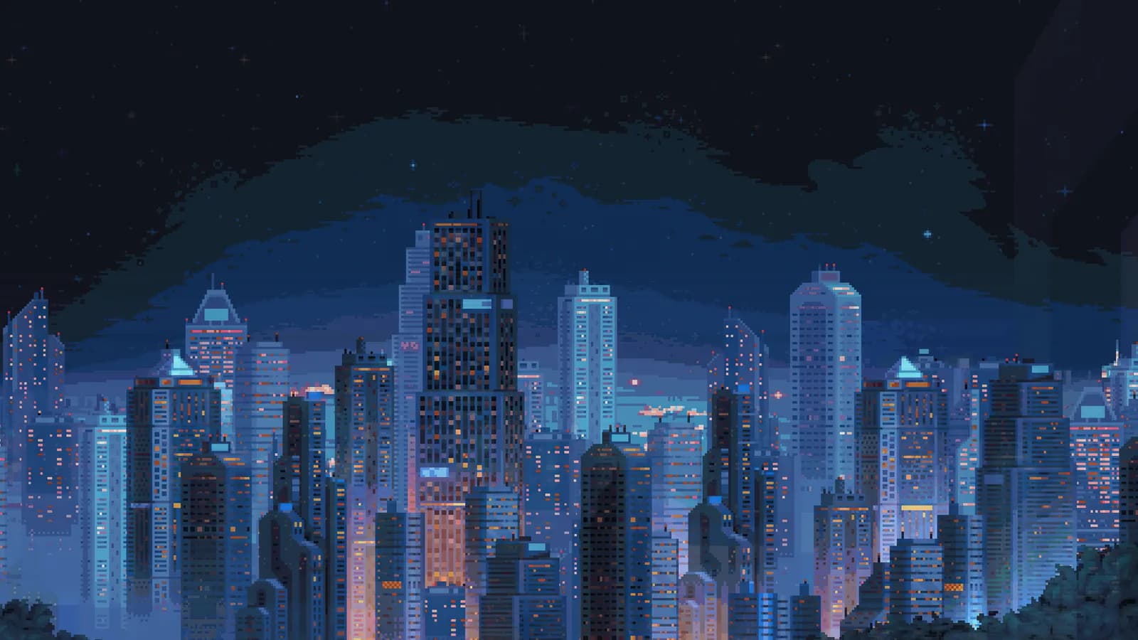 8-Bit Collection Afterhours Skyline