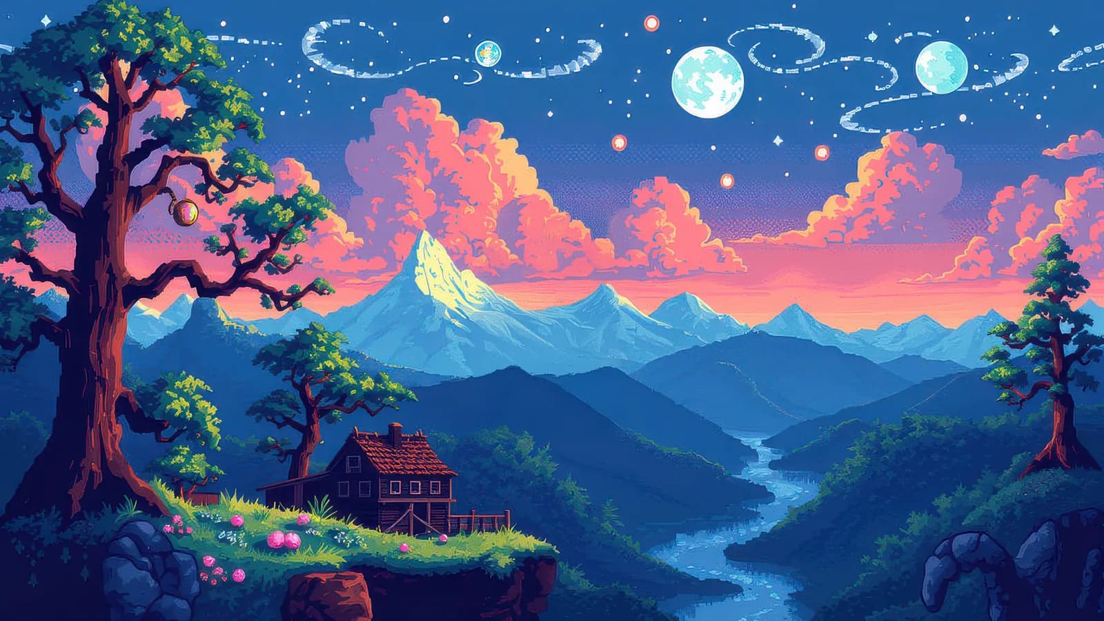 8-Bit Collection Among the Stars