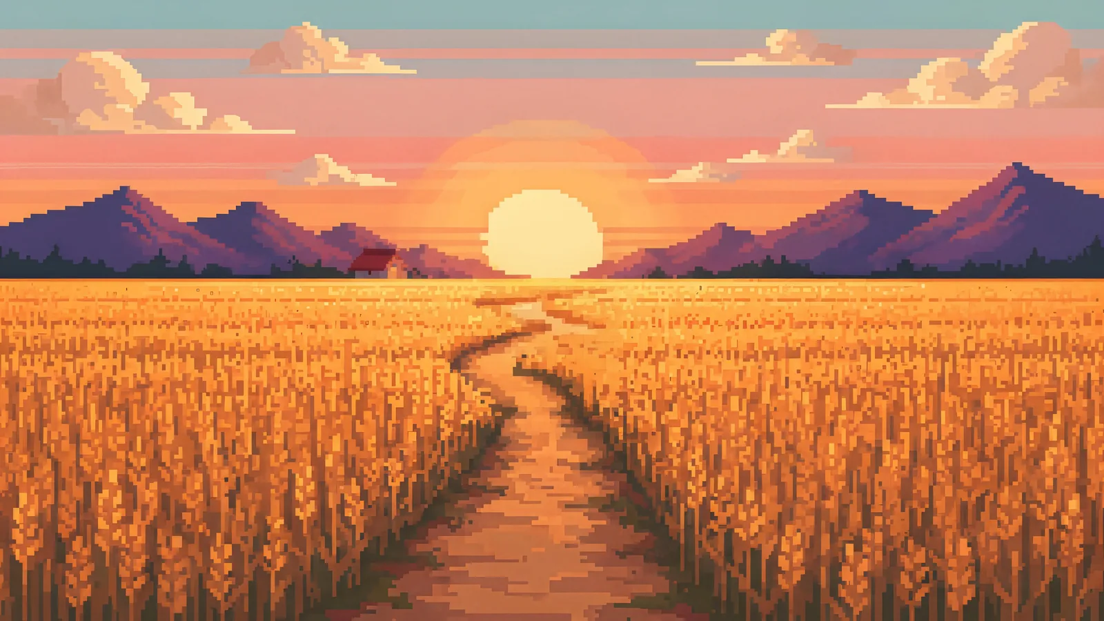 8-Bit Collection Harvest Path