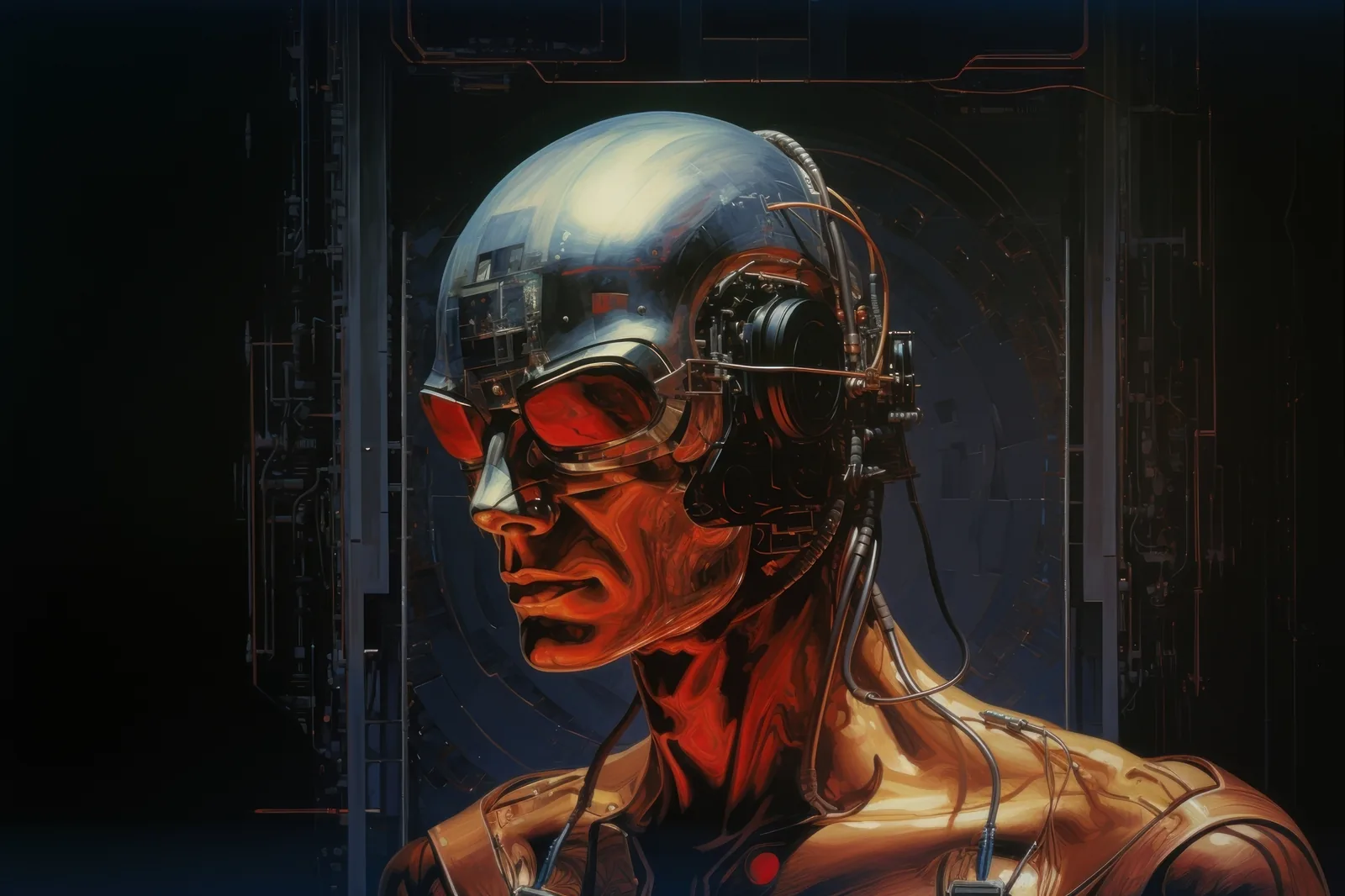 Contemporary Collection Red Circuit